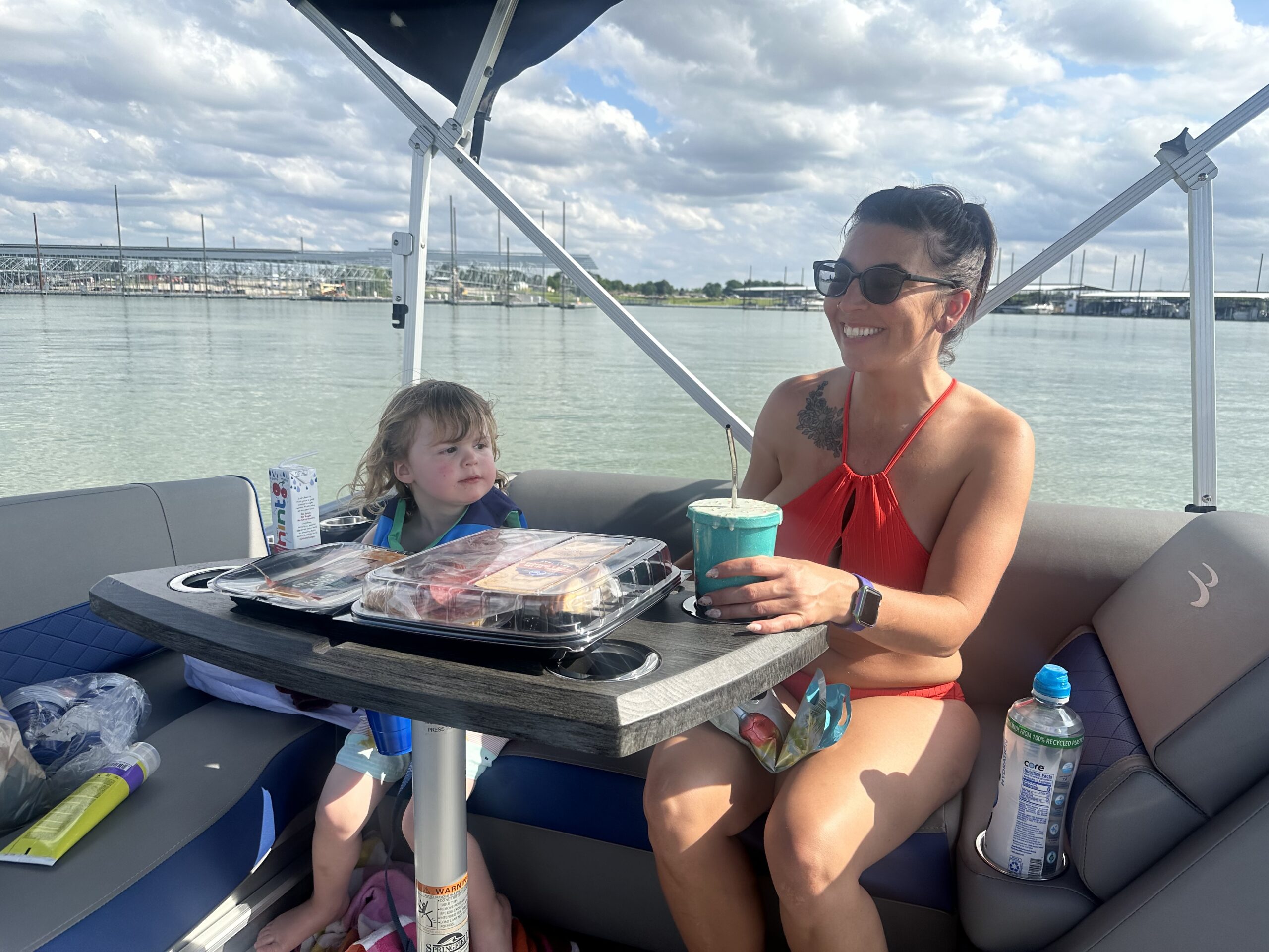 Boat on Lake Lewisville